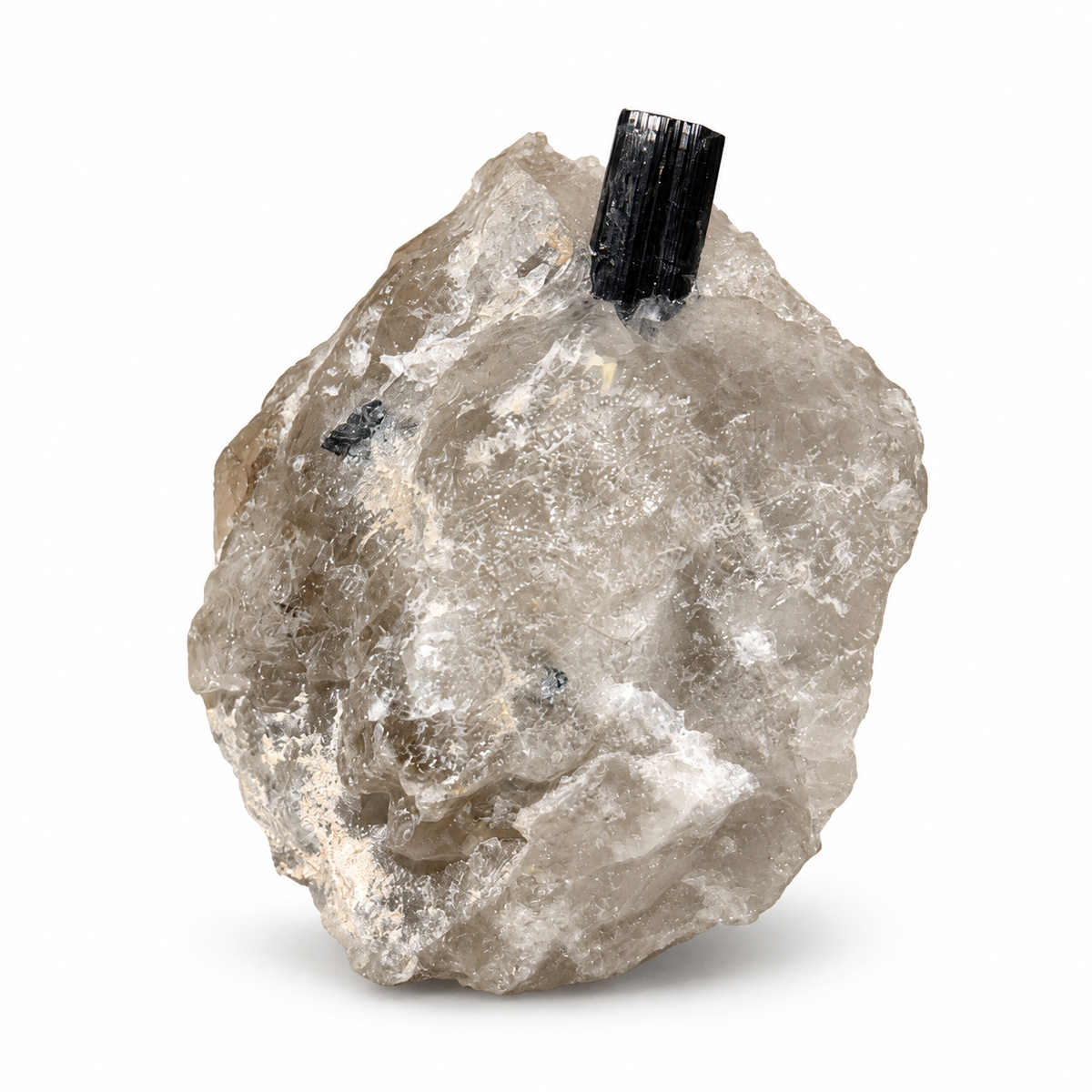 Quartz with Green Tourmaline